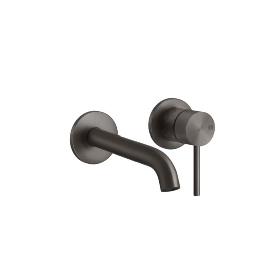 Смеситель для раковины Gessi Gessi316 Intreccio, длина излива 171 мм, Black Metal Br. PVD (54186-707) Для раковины Черный матовый металлик PVD
