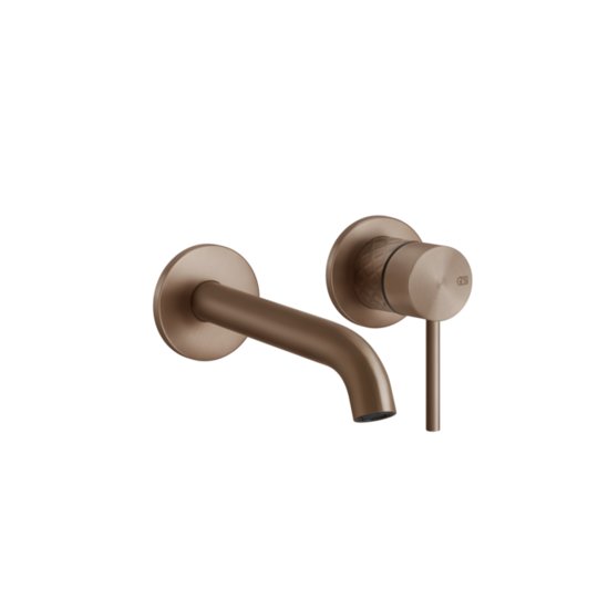Смеситель для раковины Gessi Gessi316 Intreccio, длина излива 171 мм, Copper Brushed PVD (54186-708) Для раковины Матовая медь PVD