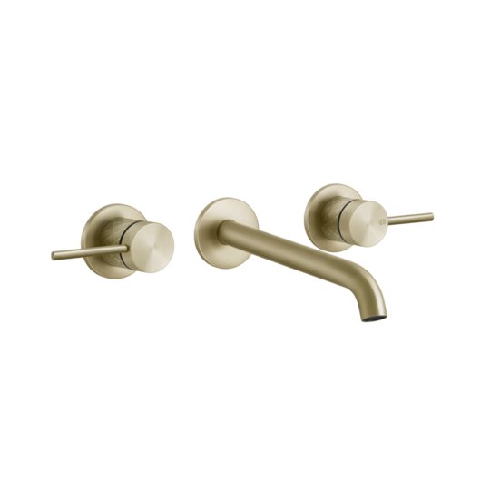 Смеситель для раковины Gessi Gessi316 Intreccio, длина излива 181 мм, Brass Brushed PVD (54194-727) Для раковины Матовая латунь PVD