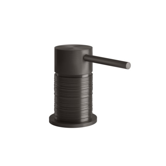 Смеситель для раковины удаленного управления Gessi Gessi316 Trame, Black Metal Br. PVD (54305-707) Для раковины Черный матовый металлик PVD