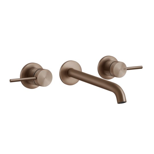 Змішувач для раковини Gessi Gessi316 Trame, довжина виливу 181 мм, Copper Brushed PVD (54394-708) Для раковини Матовая медь PVD