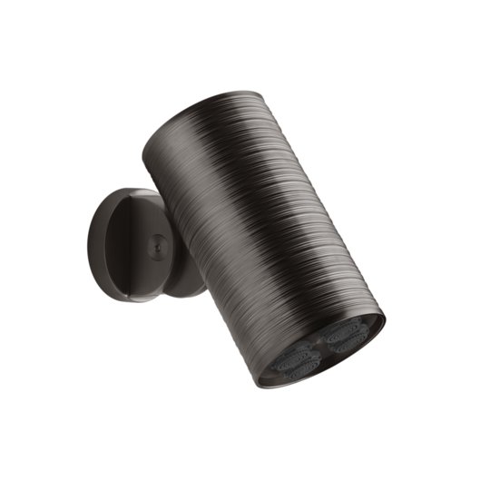 Душевая лейка Ø79 мм многоструйная Gessi Gessi316 Trame, Black Metal Br. PVD (57241-707) Верхние души Черный матовый металлик PVD