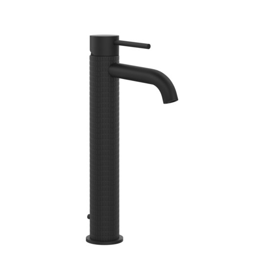 Смеситель для раковины Gessi Gessi316 Meccanica, с донным клапаном, Matte Black (54204-299) Для раковины Черный матовый