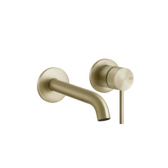 Смеситель для раковины Gessi Gessi316 Meccanica, длина излива 171 мм, Brass Brushed PVD (54286-727) Для раковины Матовая латунь PVD