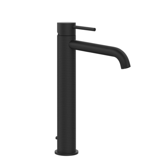 Смеситель для раковины Gessi Gessi316 Cesello, с донным клапаном, Matte Black (54403-299) Для раковины Черный матовый