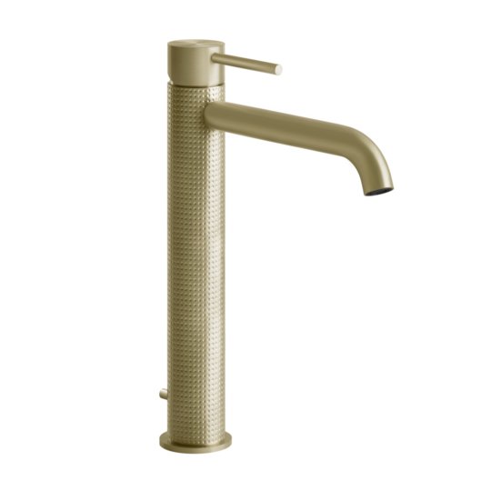 Смеситель для раковины Gessi Gessi316 Cesello, с донным клапаном, Brass Brushed PVD (54403-727) Для раковины Матовая латунь PVD
