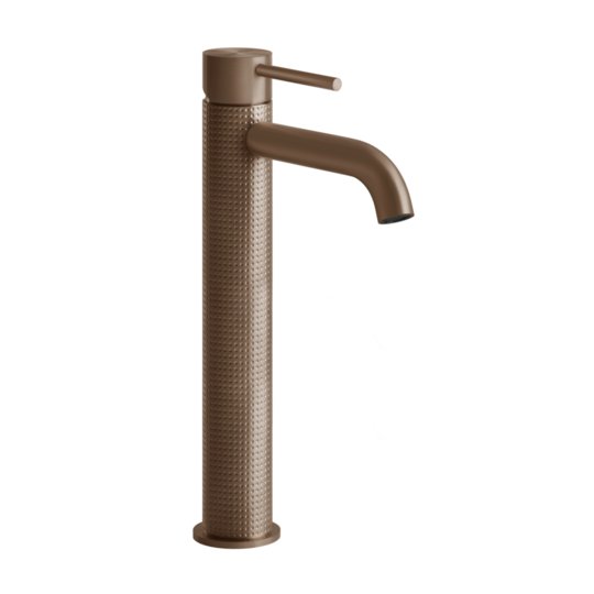 Змішувач для раковини Gessi Gessi316 Cesello, без донного клапана, Copper Brushed PVD (54409-708) Для раковини Матовая медь PVD