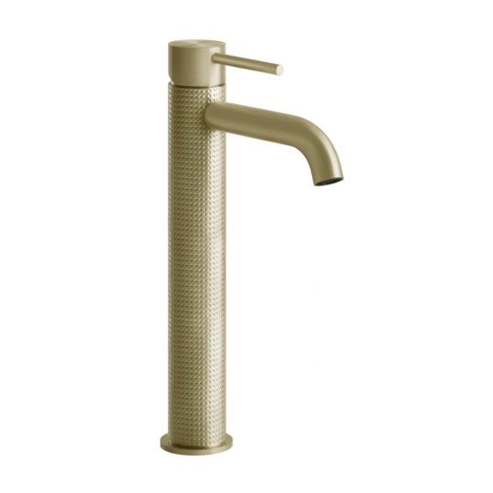 Смеситель для раковины Gessi Gessi316 Cesello, без донного клапана, Brass Brushed PVD (54409-727) Для раковины Матовая латунь PVD