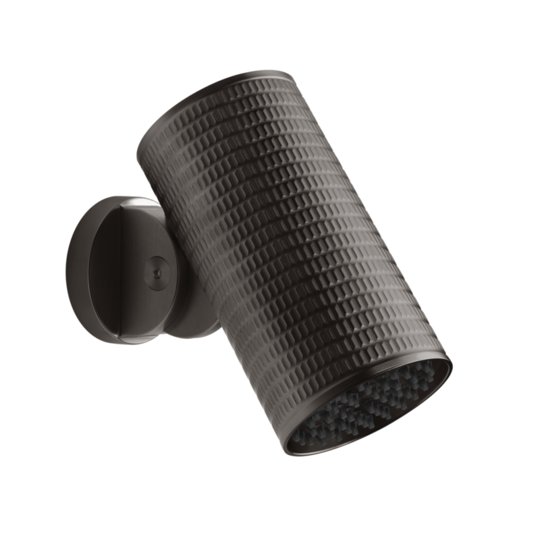 Душевая лейка Ø79 мм дождь Gessi Gessi316 Meccanica, Black Metal Br. PVD (57223-707) Верхние души Черный матовый металлик PVD
