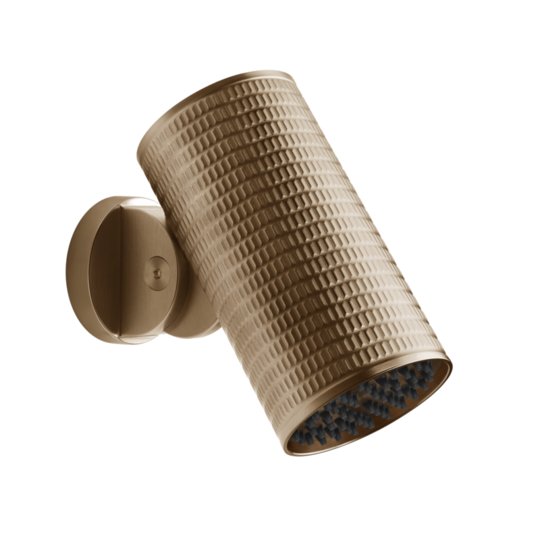 Душевая лейка Ø79 мм дождь Gessi Gessi316 Meccanica, Warm Bronze Br. PVD (57223-726) Верхние души Матовая бронза PVD
