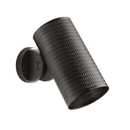 Душевая лейка Ø79 мм распыление Gessi Gessi316 Meccanica, Black Metal Br. PVD (57225-707) Верхние души Черный матовый металлик PVD