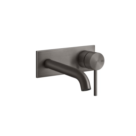 Змішувач для раковини Gessi Gessi316 Cesello, довжина виливу 117 мм, Black Metal Br. PVD (54488-707) Для раковини Черный матовый металлик PVD