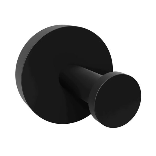 Крючок для ванной комнаты Bemeta Dark, черный матовый (104106060) Крючки, Крючки для халатов и полотенец Bemeta