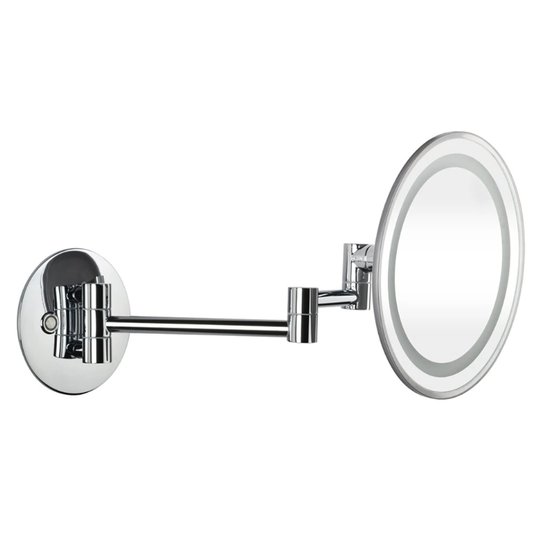 Косметичне дзеркало зі світлодіодним підсвічуванням, ø 225 мм, Bemeta Cosmetic mirrors, хром (116301802) Косметичні дзеркала Bemeta