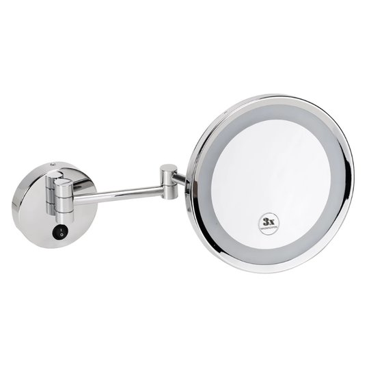 Косметическое зеркало со светодиодной подсветкой, ø 240 мм, Bemeta Cosmetic mirrors, хром (116401772) Косметические зеркала Bemeta