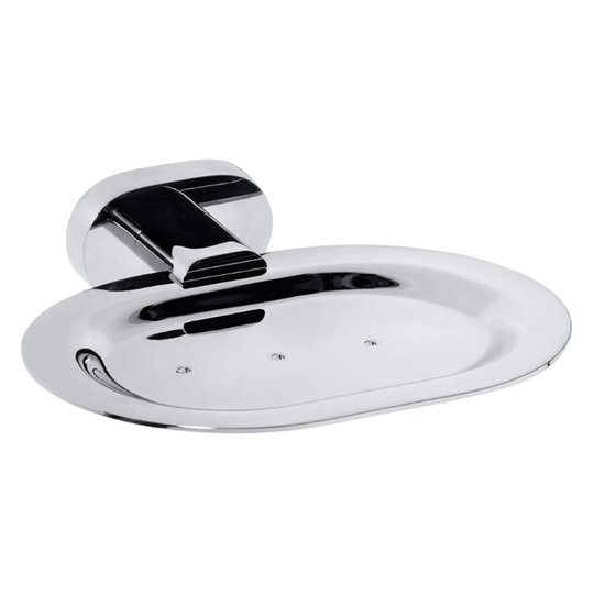 Мильниця настінна Bemeta Oval, хром (118408041) Мильниці Bemeta