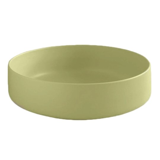 Раковина накладная 48 см Artceram Cognac, Green salvia (COL002 44;00) На столешницу, На тумбу Круглые