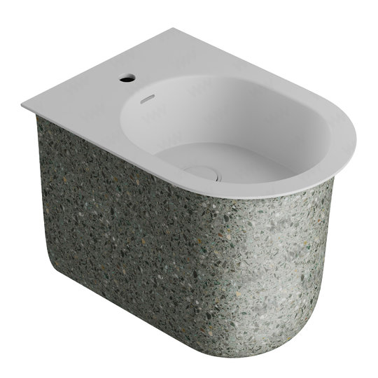 Напольное биде Artceram Chic, Dark Terrazo (CHB002 88;00) Напольные Серый