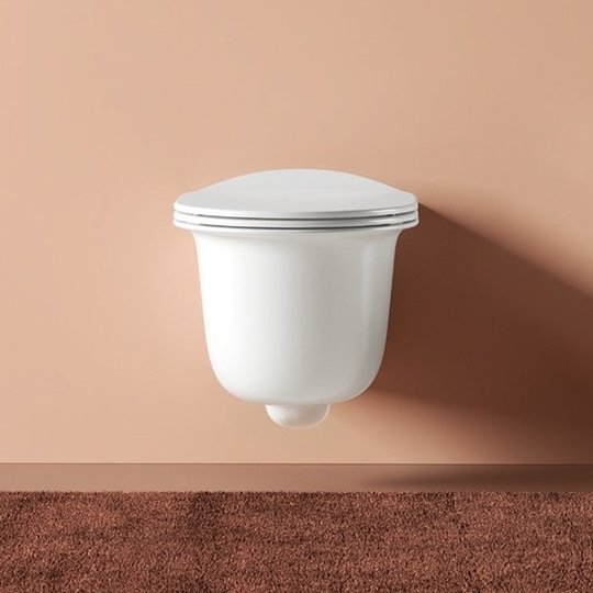 Подвесной безободковый унитаз Artceram Chic, Matte white (CHV001 05;00) Подвесные 