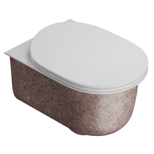 Подвесной безободковый унитаз Artceram Chic, Blush (CHV001 97;00) Подвесные 
