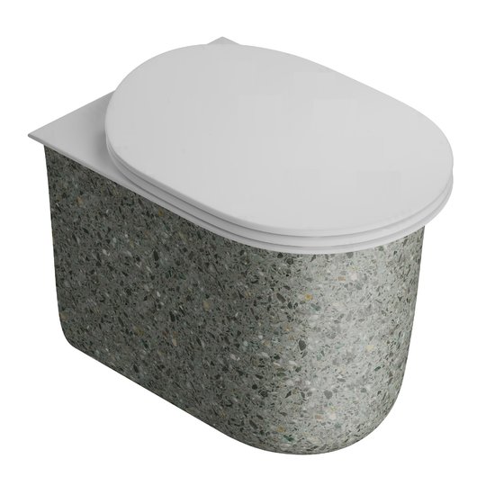 Підлоговий унітаз безободковий Artceram Chic, Dark Terrazo (CHV002 88;00) Підлогові 