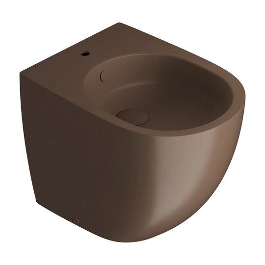 Напольное биде Artceram File 2.0 Saniglaze, Brown tortora (FLB004 40;00) Напольные Коричневый, Коричневый матовый