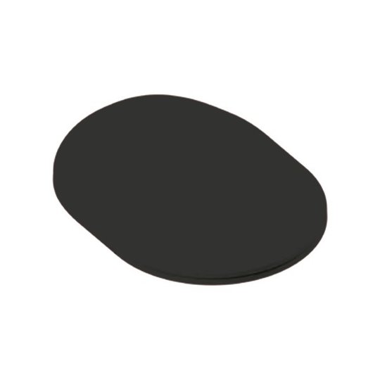 Сиденье с крышкой для унитаза ArtCeram Chic SoftClose, Matte black/chrome (CHA001 17;71) 