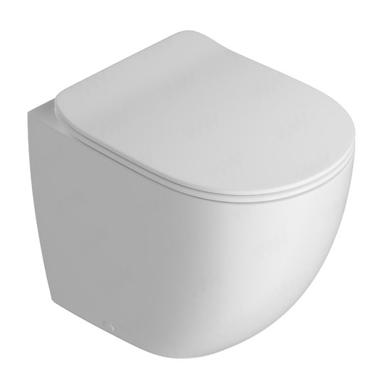 Підлоговий безободковий унітаз ArtCeram File 2.0 The.Reel, Matte white (FLV007 05;00) Підлогові 