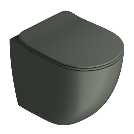 Напольный безободковый унитаз ArtCeram File 2.0 The.Reel, Grey olive (FLV007 15;00) Напольные 