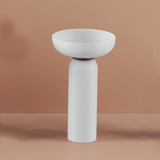 Пьедестал под раковину Ø 50 см ArtCeram Jolie, Matte white (JOC001 05;00) 