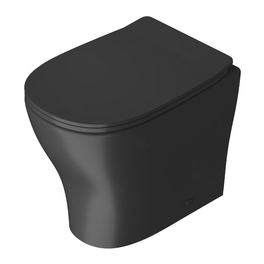 Напольный безободковый унитаз ArtCeram Ten, Matte black (TEV008 17;00) Напольные 
