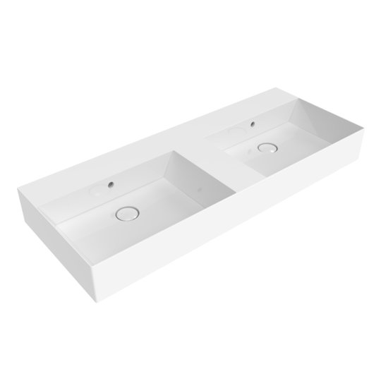 Керамическая раковина 120х47 см Flaminia App Applight 120, White (AP120L) На столешницу, На тумбу, Подвесные Прямоугольные