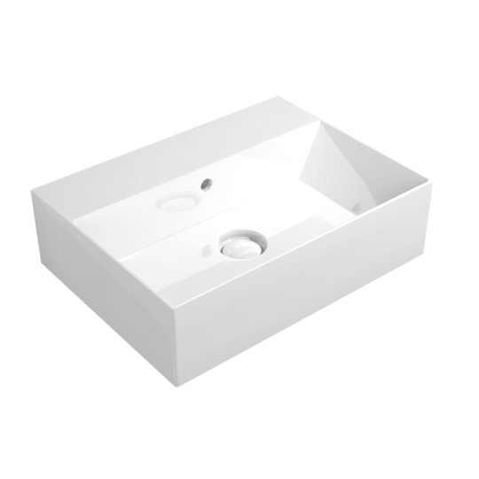 Керамическая раковина 50х37 см Flaminia App AppLight 5037, White (AP5037) Накладной, Подвесные Прямоугольные