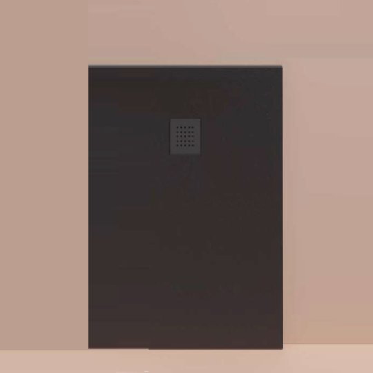 Душевой поддон 120x80 см керамика Artceram Lapis, Matte black (PDR026 17;00) Черный матовый
