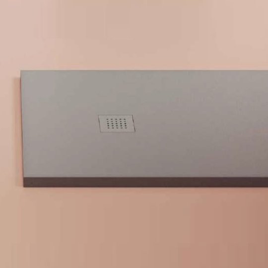 Душевой поддон 120x90 см керамика Artceram Lapis, Gravel (PDR032 60;00) Серый, Серый матовый