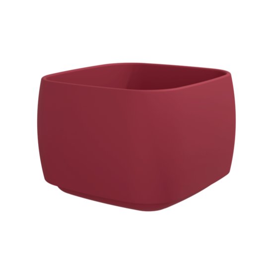 Накладная керамическая раковина 40х40 см Flaminia Flag, Rosso Rubens (FG40H28RRU) Накладной Квадратные