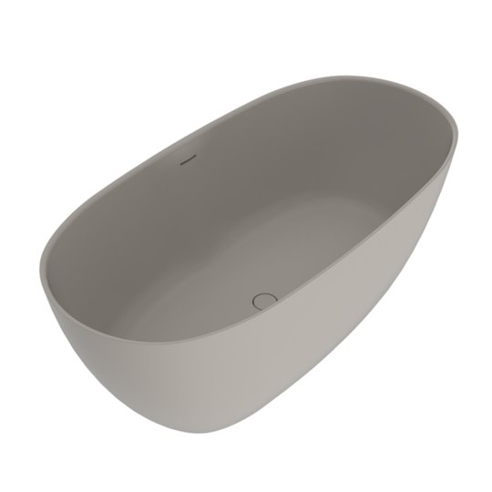 Ванна окрема 145x70xH61,5 см, штучний камінь, Flaminia App Tub, Cenere (AP145VCEN) Flaminia Овальні