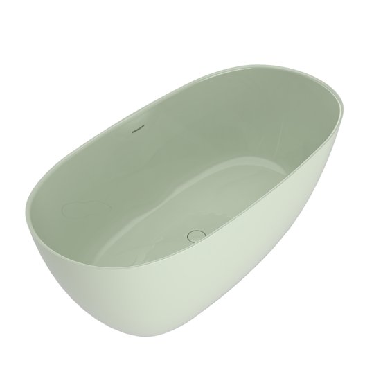 Ванна отдельностоящая 145x70xH61,5 см, искусственный камень, Flaminia App Tub, Verde Giada (AP145VVG) Flaminia Овальные