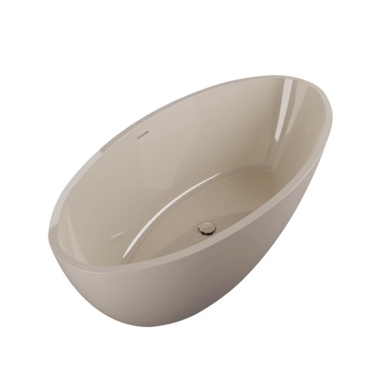 Ванна окрема 150x73xH52,5 см, штучний камінь Flaminia App, Beige (AP150VBG) Flaminia Овальні