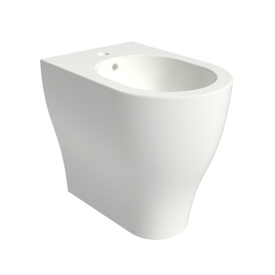 Напольное биде Flaminia App Solution, Milky White (AP214LAT) Напольные Белый матовый, Молочный