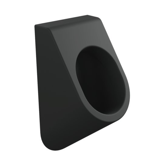 Писсуар Flaminia App Goclean, с крышкой Soft-closing, Carbone (AP28GCAR+AP28CW03CAR) Подвесные 