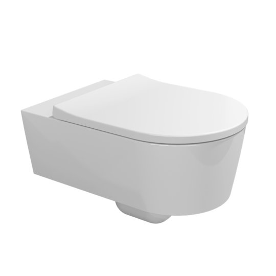 Подвесной унитаз Flaminia Link Goclean, с сиденьем Soft Close, White (5051/WCG+LKCW07) Подвесные 