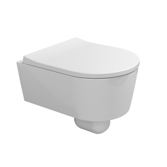 Підвісний унітаз Flaminia Mini Link Goclean, з сидінням Soft Close, White (5064G+LKCW07) Підвісні 