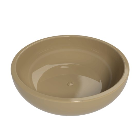 Ванна из искусственного камня отдельностоящая Flaminia Fonte Fontana ø135 см, Beige (FN135BG) Flaminia Круглые