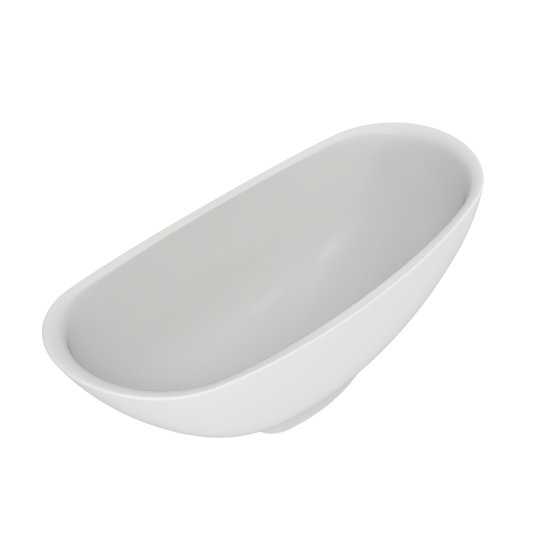 Ванна из искусственного камня отдельностоящая Flaminia IO 165х70 см, Milky White (IO70SMLAT) Flaminia Овальные