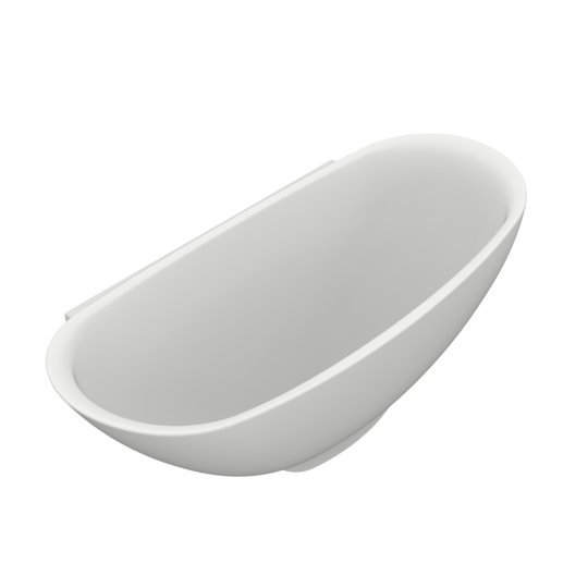Ванна из искусственного камня Flaminia IO 165х75 см, Milky White (IO70LAT) Flaminia Овальные