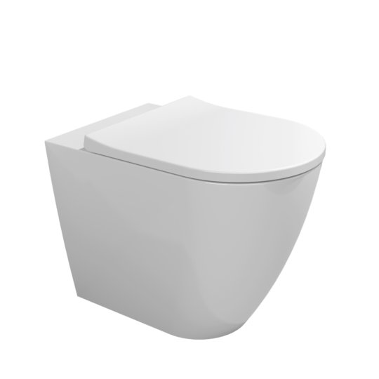 Напольный унитаз Flaminia Link Goclean, с сиденьем и крышкой Soft Close, White (LK117G+LKCW07) Напольные 