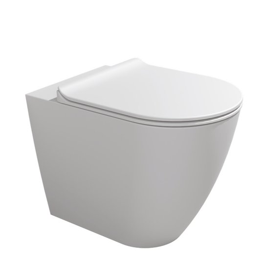 Напольный унитаз с функцией биде Flaminia Link Plus Goclean, с сиденьем Soft Close, White (LK117RGE+LKCW07) Напольные 