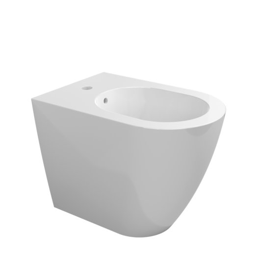 Биде напольное Flaminia Link, White (LK217) Напольные Белый