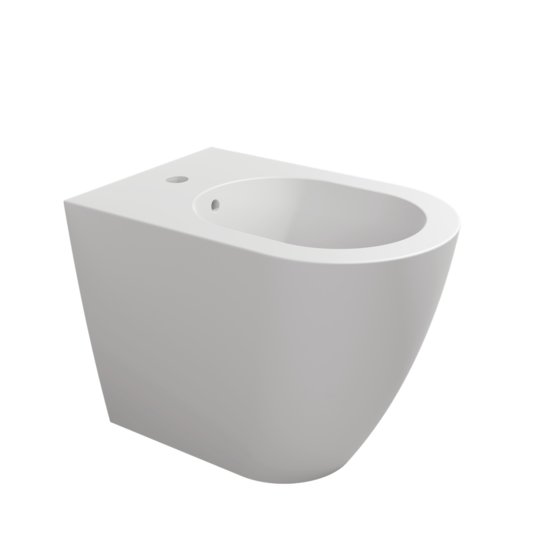 Биде напольное Flaminia Link, Milky White (LK217LAT) Напольные Белый матовый, Молочный